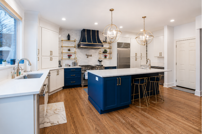 Remodeled kitchen by AMV Construction in Charlotte, NC